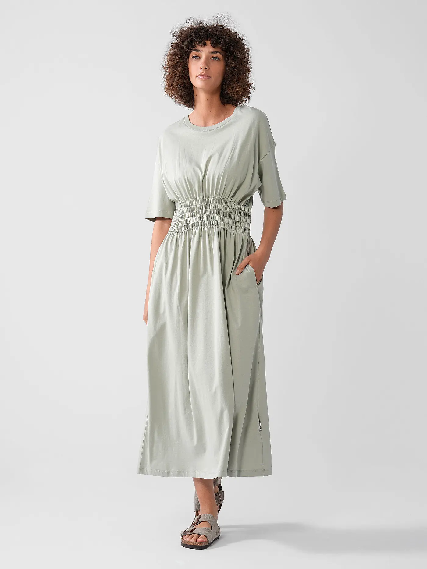 ARMEDANGELS | Midikleid KIWANAA | hellgrün